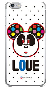 Love Panda �u���b�N�h�b�g �i�N���A�j design by Moisture iPhone 6s Plus Apple SECOND SKIN iphone6splus �P�[�X iphone6splus �J�o�[ iphone 6s plus �P�[�X iphone 6s plus �J�o�[ �A�C�t�H��6s�v���X �P�[�X ��������