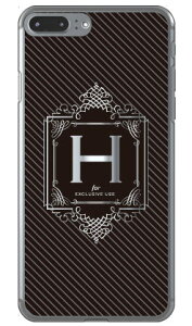 Cf LTD ���O�W���A���[�C�j�V���� H �V���o�[�O���[ �i�N���A�j iPhone 8 Plus 7 Plus Apple Coverfull �A�b�v�� iphone8 plus iphone7 plus �P�[�X �J�o�[ �A�C�t�H�[��8�v���X �A�C�t�H�[��7�v���X �P�[�X �A�C