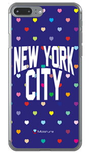 NYC �}���`�n�[�g�h�b�g�l�C�r�[ �i�N���A�j design by Moisture iPhone 8 Plus 7 Plus Apple SECOND SKIN iphone8plus 7plus �P�[�X iphone8plus 7plus �J�o�[ �A�C�t�H�[��8�v���X 7�v���X �P�[�X �A�C�t�H�[��8�v���X 7