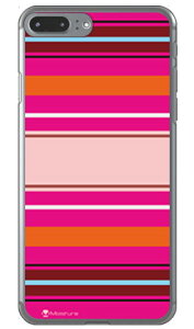 Moisture Stripe �s���N �i�N���A�j design by Moisture iPhone 8 Plus 7 Plus Apple SECOND SKIN iphone8plus 7plus �P�[�X iphone8plus 7plus �J�o�[ �A�C�t�H�[��8�v���X 7�v���X �P�[�X �A�C�t�H�[��8�v���X 7�v���X �J�o�[ 