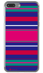 Moisture Stripe �u���[ �i�N���A�j design by Moisture iPhone 8 Plus 7 Plus Apple SECOND SKIN iphone8plus 7plus �P�[�X iphone8plus 7plus �J�o�[ �A�C�t�H�[��8�v���X 7�v���X �P�[�X �A�C�t�H�[��8�v���X 7�v���X �J�o�[ 