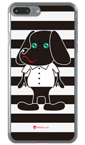 Doggy Stripe �u���b�N �i�N���A�j design by Moisture iPhone 8 Plus 7 Plus Apple SECOND SKIN iphone8plus 7plus �P�[�X iphone8plus 7plus �J�o�[ �A�C�t�H�[��8�v���X 7�v���X �P�[�X �A�C�t�H�[��8�v���X 7�v���X �J�o�[ 