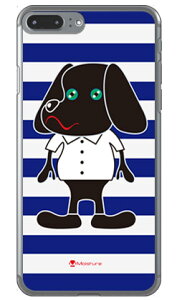 Doggy Stripe �l�C�r�[ �i�N���A�j design by Moisture iPhone 8 Plus 7 Plus Apple SECOND SKIN iphone8plus 7plus �P�[�X iphone8plus 7plus �J�o�[ �A�C�t�H�[��8�v���X 7�v���X �P�[�X �A�C�t�H�[��8�v���X 7�v���X �J�o�[ 