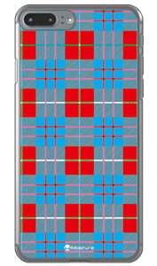 Tartan check ���b�h �i�N���A�j design by Moisture iPhone 8 Plus 7 Plus Apple SECOND SKIN iphone8plus 7plus �P�[�X iphone8plus 7plus �J�o�[ �A�C�t�H�[��8�v���X 7�v���X �P�[�X �A�C�t�H�[��8�v���X 7�v���X �J�o�[ �A