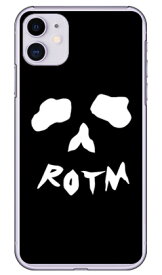 Face bone ブラック （クリア） design by ROTM iPhone 11 Apple SECOND SKIN 平面 受注生産 スマホケース ハードケース iphone11 ケース iphone11 カバー アイフォーン11 ケース アイフォーン11 カバー アイフォン 11 送料無料