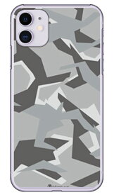 URBAN camouflage グレー （クリア） design by Moisture iPhone 11 Apple SECOND SKIN 平面 受注生産 スマホケース ハードケース iphone11 ケース iphone11 カバー アイフォーン11 ケース アイフォーン11 カバー アイフォン 11 送料無料