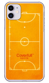 フットサルコート オレンジ（クリア） iPhone 11 Apple Coverfull カバフル 平面 受注生産 スマホケース ハードケース アップル iphone11 iphone11 ケース iphone11 カバー アイフォーン11 ケース アイフォーン11 カバー 送料無料