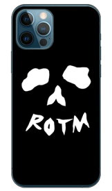 Face bone ブラック （クリア） design by ROTM iPhone 12 Apple SECOND SKIN 平面 受注生産 スマホケース ハードケース iphone12 ケース iphone12 カバー アイフォーン12 ケース アイフォーン12 カバー アイフォン 12 送料無料