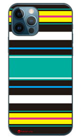 Moisture Stripe ブラック （クリア） design by Moisture iPhone 12 Apple SECOND SKIN 受注生産 スマホケース ハードケース iphone12 ケース iphone12 カバー アイフォーン12 ケース アイフォーン12 カバー アイフォン 12 送料無料