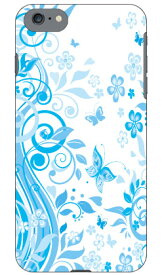 バタフライB ブルー produced by COLOR STAGE iPhone SE (2022 第3世代・2020 第2世代) 8 7 Apple Coverfull iphone8 iphone7 ケース iphone8 iphone7 カバー iphone 8 iphone 7 ケース iphone 8 iphone 7 カバーアイフォーン7 ケース アイフォーン7 送料無料