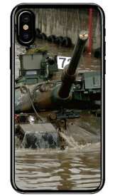 畑島岳士自衛隊フォトコレクション 74式戦車 A （クリア） iPhone X XS Apple Coverfull iphoneX iphoneXS ケース iphoneX iphoneXS カバー iphone X iphone XS ケース iphone X iphone XS カバーアイフォーン10 10S ケース アイフォーン10 送料無料