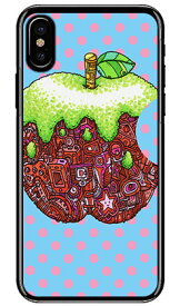 あっぷる （クリア） design by 326 iPhone X XS Apple SECOND SKIN ハードケース iphoneX iphoneXS ケース iphoneX iphoneXS カバー iphone X iphone XS ケース iphone X iphone XS カバーアイフォーン10 10S ケース アイフォーン10 送料無料