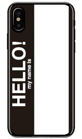 Hello my name is ブラック （ソフトTPUクリア） iPhone X XS Apple SECOND SKIN ソフトケース iphoneX iphoneXS ケース iphoneX iphoneXS カバー iphone X iphone XS ケース iphone X iphone XS カバーアイフォーン10 10S 送料無料