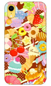 Milk's Design しらくらゆりこ 「Sweet time」 iPhone XR Apple Coverfull ハードケース iphoneXR ケース iphoneXR カバー iphone XR ケース iphone XR カバーアイフォーン10R ケース アイフォーン10R カバー 10R ケース ア