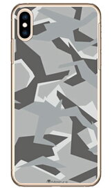 URBAN camouflage グレー （クリア） design by Moisture iPhone XS Max Apple SECOND SKIN iphoneXS Max ケース iphoneXS Max カバー iphone XS Max ケース iphone XS Max カバーアイフォーン10S Max ケース アイフォーン10S Max カバー 送料無料
