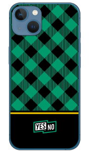 �u���b�N�`�F�b�N �O���[�� �i�N���A�j iPhone 13 mini Apple YESNO �󒍐��Y �X�}�z�P�[�X �n�[�h�P�[�X �A�b�v�� iphone13 mini iphone13 mini �P�[�X iphone13 mini �J�o�[ �A�C�t�H�[��13�~�j �P�[�X �A�C�t�H