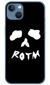 Face bone ブラック （クリア） design by ROTM iPhone 13 mini Apple SECOND SKIN スマホケース ハードケース iphone13mini ケース iphone13mini カバー アイフォーン13ミニ ケース アイフォーン13ミニ カバー アイフォン 13 ミニ 送料無料
