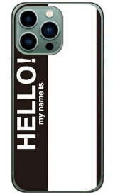 Hello my name is ブラック （ソフトケース） iPhone14 Pro Max (6.7インチ) SECOND SKINiphone 14 pro max ケース iphone 14 pro max 本体 保護 iphone 14 pro max case iphone 14 pro max フィルム iphone 14 pro max クリア iphone 14 pro max 送料無料