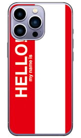 Hello my name is レッド （ハードケース） iPhone14 Pro (6.1インチ) SECOND SKINiphone 14 pro ケース iphone 14 pro 本体 保護 iphone 14 pro フィルム iphone 14 pro スマホケース スマホカバー iphone 14 pro case iphone 14 pro カメラ レンズ 保護 送料無料