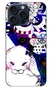 kion 「Modello_5 うさぎ ピンク&青」 iPhone 15 Pro Max SECOND SKINiPhone 15 Pro Max ケース iphone15promax iphone 本体 保護 iphone ケース iPhone 15 Pro Max ケース iphone15promax ハードケース iphone15promax スマホケース ス