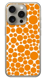 バブルドット ホワイト×オレンジ （ソフトケース） iPhone 15 Pro SECOND SKINiPhone 15 Pro ケース iphone15pro iphone 本体 保護 iphone ケース iPhone 15 Pro ケース iphone15pro ハードケース iphone15pro スマホケース スマホカバー アイフォーン15プロ 送料無料