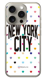 NYC マルチハートドットホワイト （ソフトケース） design by Moisture iPhone 15 Pro SECOND SKINiPhone 15 Pro ケース iphone15pro iphone 本体 保護 iphone ケース iPhone 15 Pro ケース iphone15pro ハードケース iphone15pro スマホケース スマホカバー 送料無料