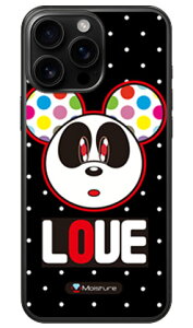 Love Panda �z���C�g�h�b�g (�N���A) design by Moisture iPhone 16 Pro Max SECOND SKIN �{�� �ی� �n�[�h�P�[�X �X�}�z�J�o�[�@��������