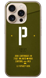Cf LTD �~���^���[ �C�j�V���� �A���t�@�x�b�g P �J�[�L (�N���A) iPhone 16 Pro Coverfull �{�� �ی� �n�[�h�P�[�X �X�}�z�J�o�[�@��������