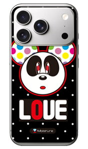 Love Panda �z���C�g�h�b�g (�N���A) design by Moisture iPhone 18 Pro Max SECOND SKIN �{�� �ی� �n�[�h�P�[�X �X�}�z�J�o�[�@���������@�A�C�t�H�� 18 �v�� �}�b�N�X