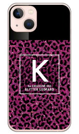 Cf LTD ヒョウ柄 ネイルボトル イニシャル K ピンク （クリア） iPhone 13 Apple Coverfull 受注生産 スマホケース ハードケース アップル iphone13 iphone13 ケース iphone13 カバー アイフォーン13 ケース アイフォーン13 カバー 送料無料