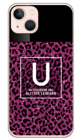 Cf LTD ヒョウ柄 ネイルボトル イニシャル U ピンク （クリア） iPhone 13 Apple Coverfull 受注生産 スマホケース ハードケース アップル iphone13 iphone13 ケース iphone13 カバー アイフォーン13 ケース アイフォーン13 カバー 送料無料