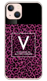 Cf LTD ヒョウ柄 ネイルボトル イニシャル V ピンク （クリア） iPhone 13 Apple Coverfull 受注生産 スマホケース ハードケース アップル iphone13 iphone13 ケース iphone13 カバー アイフォーン13 ケース アイフォーン13 カバー 送料無料