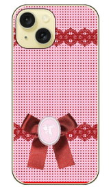ドット×カメオ ピンク （クリア） iPhone 15 Coverfull カバフル 平面 受注生産 スマホケースiphone 15 ケース iphone15 iphone 本体 保護 iphone ケース iphone 15 ケース iphone15 ハードケース iphone15 スマホケース スマホカバー アイフォーン15 送料無料