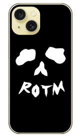 Face bone ブラック （クリア） design by ROTM iPhone 15 SECOND SKIN セカンドスキン 平面 受注生産iphone 15 ケース iphone15 iphone 本体 保護 iphone ケース iphone 15 ケース iphone15 ハードケース iphone15 スマホケース スマホカバー アイフォーン15 送料無料