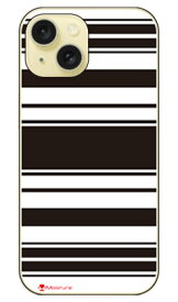 Moisture Stripe ブラックホワイト （クリア） design by Moisture iPhone 15 SECOND SKINiphone 15 ケース iphone15 iphone 本体 保護 iphone ケース iphone 15 ケース iphone15 ハードケース iphone15 スマホケース スマホカバー アイフォーン15 送料無料