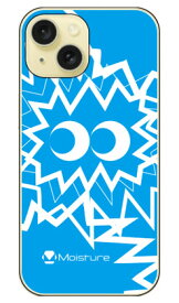 MASAGON 「PIKA PIKA BIG ブルー」 （クリア） iPhone 15 SECOND SKIN セカンドスキン 平面 受注生産iphone 15 ケース iphone15 iphone 本体 保護 iphone ケース iphone 15 ケース iphone15 ハードケース iphone15 スマホケース スマホカバー アイフォーン15 送料無料