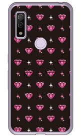 ダイヤ ピンク （ソフトTPUクリア） arrows We FCG01・F-51B・A101FC・arrows BZ03 au・docomo・SoftBank・MVNOスマホ（SIMフリー端末） YESNOarrows we arrows BZ03 fcg01 f-51b a101fc ケース arrows we arrows BZ03 fcg01 f-51b a101fc カバー アローズWe 送料無料