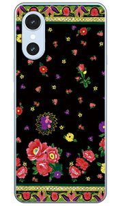 SINDEE �uRussian Flower �i�u���b�N�j�v (�N���A) arrows We3 FCG04 F-52G M09 SECOND SKIN �{�� �ی� �n�[�h�P�[�X �X�}�z�J�o�[�@��������