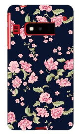 SINDEE 「Polka Flower （ネイビー）」 iida INFOBAR A03 au SECOND SKIN ハードケース a03 ケース a03 カバー infobar a03 ケース infobar a03 カバー インフォバー ケース インフォバー カバー スマホケース スマホカバー アンドロイド 送料無料