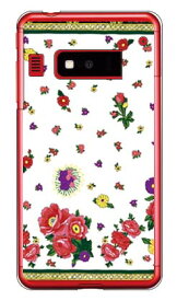 SINDEE 「Russian Flower （ホワイト）」 （クリア） iida INFOBAR A03 au SECOND SKIN a03 ケース a03 カバー infobar a03 ケース infobar a03 カバー インフォバー ケース インフォバー カバー スマホケース スマホカバー 送料無料