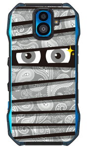 ミイラくん ペイズリーグレー (クリア) TORQUE G04 KYV46 au YESNO ハードケース torque g04 ケース torque g04 カバー g04ケース g04カバー トルク g04 ケース トルク g04 カバー kyv46 ケース kyv46 カバー ハー