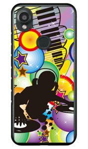 DJ���ς� (�N���A) design by Toshi DIGNO SX3 KYG02 Coverfull �{�� �ی� �n�[�h�P�[�X �X�}�z�J�o�[�@��������