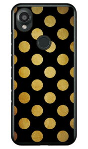 Cf LTD �u���b�N×�S�[���h�R���N�V�����V���[�Y �h�b�g�i��j (�N���A) DIGNO SX3 KYG02 Coverfull �{�� �ی� �n�[�h�P�[�X �X�}�z�J�o�[�@��������