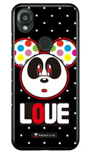 Love Panda �z���C�g�h�b�g (�N���A) design by Moisture DIGNO SX3 KYG02 SECOND SKIN �{�� �ی� �n�[�h�P�[�X �X�}�z�J�o�[�@��������
