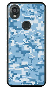 DIGITAL camouflage �u���[ (�N���A) design by Moisture DIGNO SX3 KYG02 SECOND SKIN �{�� �ی� �n�[�h�P�[�X �X�}�z�J�o�[�@��������