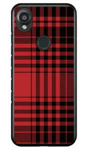 �`�F�b�N ���b�h×�u���b�N (�N���A) DIGNO SX3 KYG02 SECOND SKIN �{�� �ی� �n�[�h�P�[�X �X�}�z�J�o�[�@��������