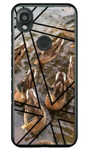 �g���C�A���O�� �_�b�N�X (�N���A) DIGNO SX3 KYG02 Coverfull �{�� �ی� �n�[�h�P�[�X �X�}�z�J�o�[�@��������
