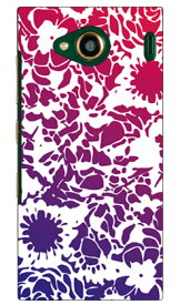 kion 「flower violet navy」 URBANO V03 au SECOND SKIN スマホケース ハードケース urbano v03 ケース urbano v03 カバー アルバーノv03ケース アルバーノv03カバー スマホケース スマホカバー タフネススマホ android アンドロイド au 送料無料