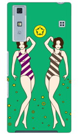 YOKEY 「Modern Girls 01」 Qua phone KYV37 au SECOND SKIN スマホケース ハードケース qua phone kyv37 ケース qua phone kyv37 カバー kyv37ケース kyv37カバー kyv37 au キュアフォン ケース キュアフォン カバー キュア フォン ケース 送料無料