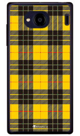 Tartan check イエロー （クリア） design by Moisture Qua phone QX KYV42・DIGNO V au・MVNOスマホ（SIMフリー端末） SECOND SKINkyv42 スマホ 本体 保護 ケース フィルム カバー kyv42カバー kyv42ケース スマホケース スマホカバー 送料無料